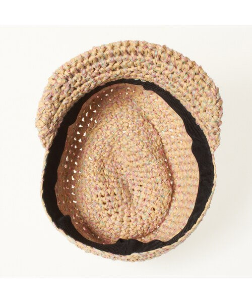 kaorinomori（カオリノモリ）の「ヴィオシャムス・CAP（帽子・DK GRAY()/PINK()・57.5cm(75)）」の6枚目の写真