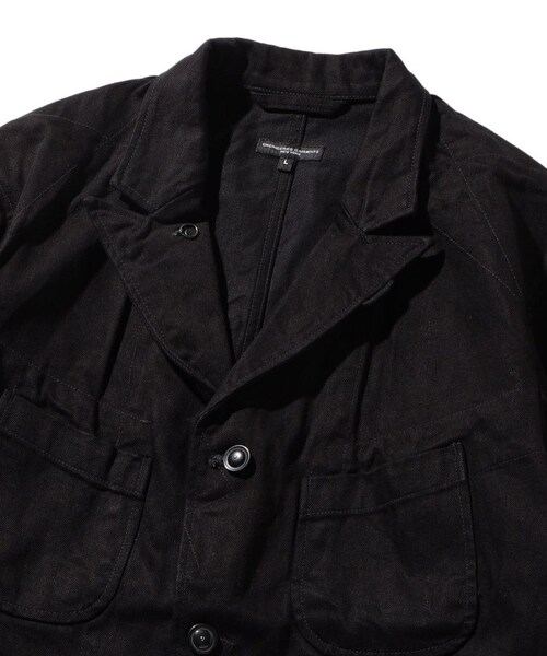 Engineered Garments（エンジニアードガーメンツ）の「BEDFORD JK - COTTON BULL DENIM（ジャケット/アウター・メンズ・ブラック・S）」の2枚目の写真
