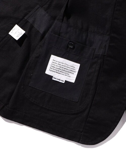 Engineered Garments（エンジニアードガーメンツ）の「BEDFORD JK - COTTON BULL DENIM（ジャケット/アウター・メンズ・ブラック・S）」の8枚目の写真