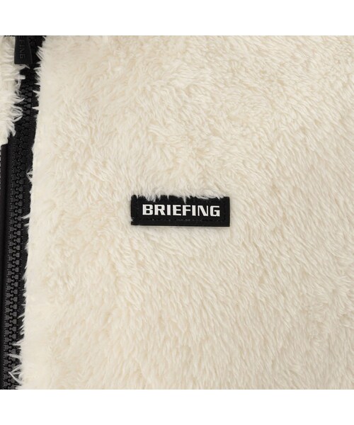 新品　BRIEFING MS FLEECE BLOUSON ホワイトL BRIEFING（ブリーフィング）の「MS FLEECE BLOUSON（）」 - WEAR
