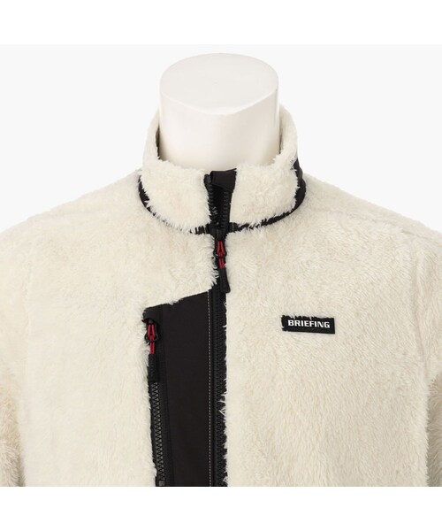 新品　BRIEFING MS FLEECE BLOUSON ホワイトL BRIEFING（ブリーフィング）の「MS FLEECE BLOUSON（）」 - WEAR