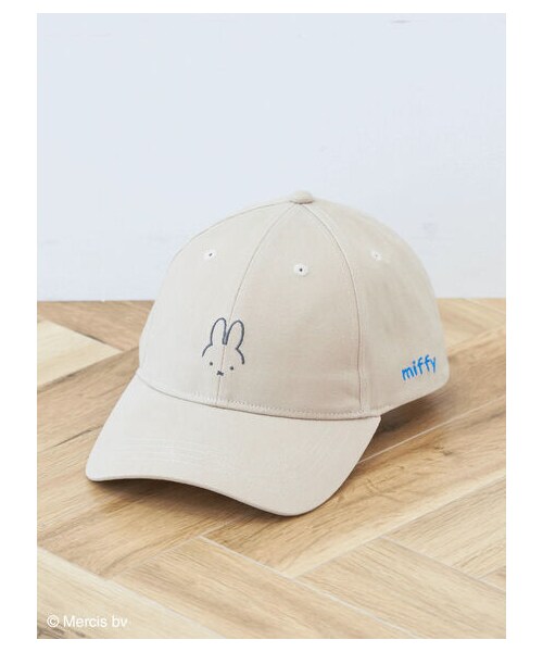 Green　Parks（グリーンパークス）の「miffy/ツイル刺繍キャップ（帽子・ブラック/ベージュ/オレンジ/ネイビー・F）」の15枚目の写真