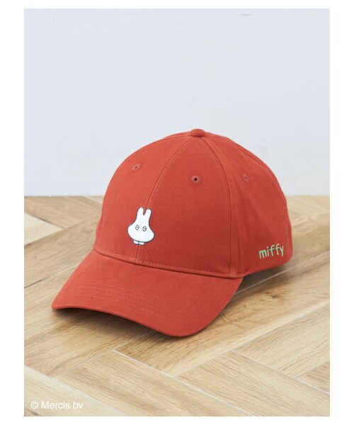 Green　Parks（グリーンパークス）の「miffy/ツイル刺繍キャップ（帽子・ブラック/ベージュ/オレンジ/ネイビー・F）」の16枚目の写真