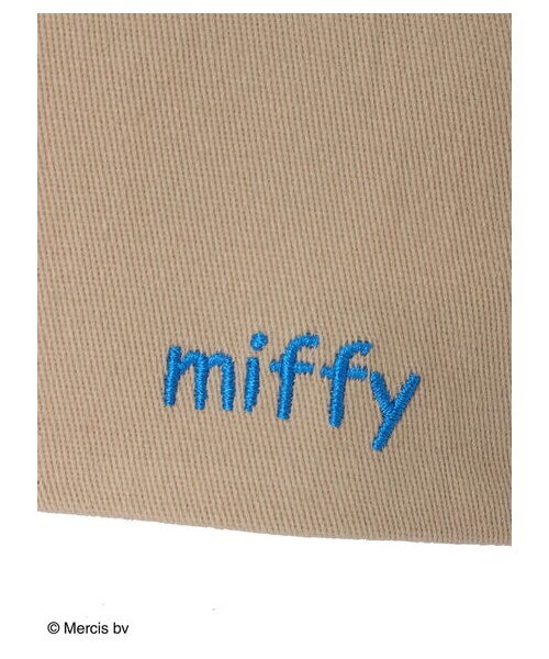 Green　Parks（グリーンパークス）の「miffy/ツイル刺繍キャップ（帽子・ブラック/ベージュ/オレンジ/ネイビー・F）」の6枚目の写真