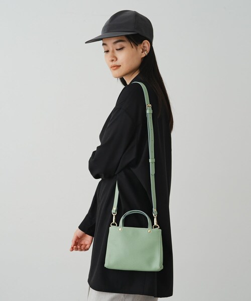 russet（ラシット）の「《SHOPPER》マイクロショルダーバッグ(CE-1132)（ショルダーバッグ・レディース・グレージュ/グリーン/ブラック・FREE）」の3枚目の写真
