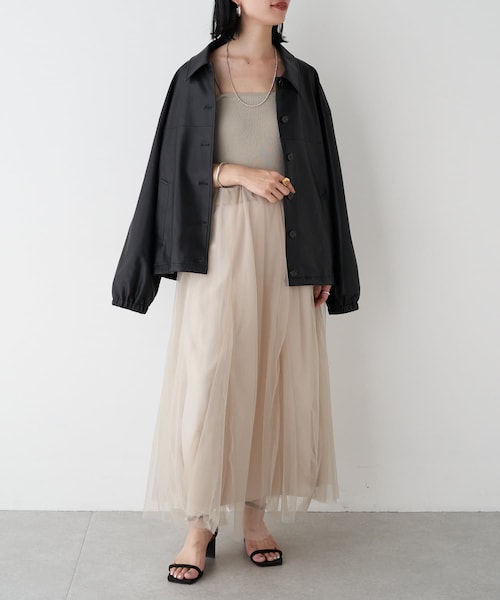 SHENERY（シーナリー）の「ドッキングチュールキャミドレス（）」 - WEAR