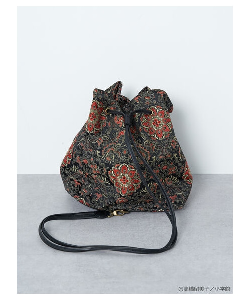 らんま1/2 earth music&ecology チャイナ柄巾着バッグ earth music&ecology（アースミュージックアンドエコロジー）の