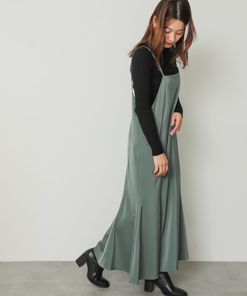 SENEE サテンワンピース SENSE OF PLACE by URBAN RESEARCH（センスオブプレイスバイアーバン