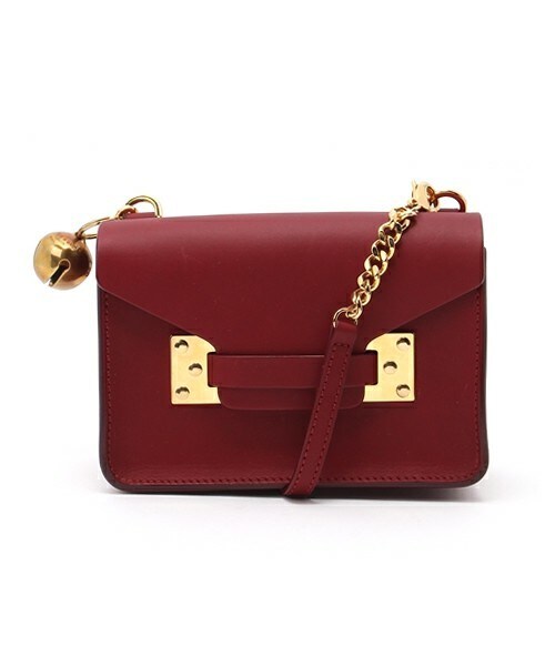 Sophie Hulme（ソフィーヒュルム）の「SOPHIE  HULME ナノエンベロープショルダーバック（ショルダーバッグ・レディース・ブラック/ライトピンク/エンジ・FREE）」の21枚目の写真