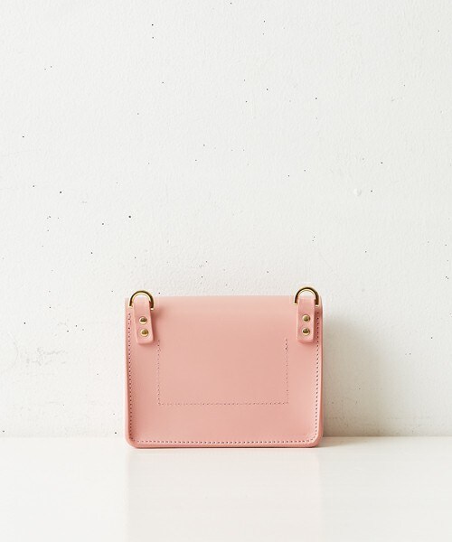 Sophie Hulme（ソフィーヒュルム）の「SOPHIE  HULME ナノエンベロープショルダーバック（ショルダーバッグ・レディース・ブラック/ライトピンク/エンジ・FREE）」の7枚目の写真