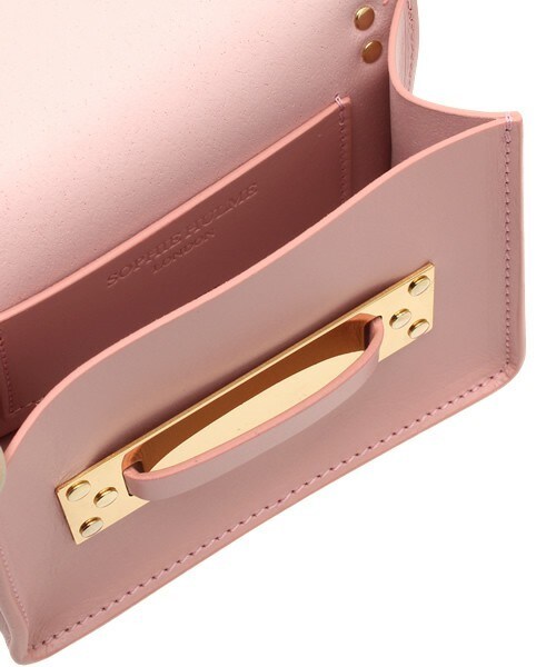 Sophie Hulme（ソフィーヒュルム）の「SOPHIE  HULME ナノエンベロープショルダーバック（ショルダーバッグ・レディース・ブラック/ライトピンク/エンジ・FREE）」の16枚目の写真