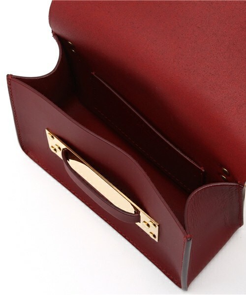 Sophie Hulme（ソフィーヒュルム）の「SOPHIE  HULME ナノエンベロープショルダーバック（ショルダーバッグ・レディース・ブラック/ライトピンク/エンジ・FREE）」の19枚目の写真