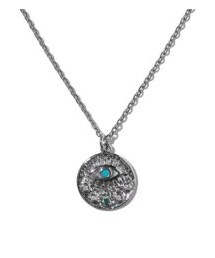 GB0423/AC16 : Evil Eye Coin Necklace / イーブルアイコインネックレス