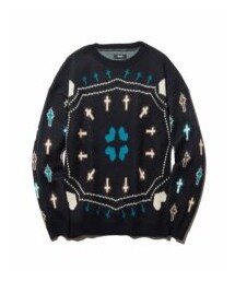 glamb（グラム）の「GB0423/KNT04 : Cross Ensemble Knit / クロスアンサンブルニット（その他・メンズ）」
