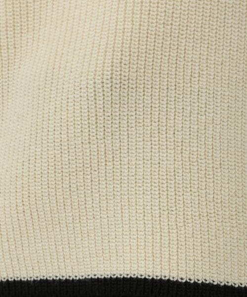 Chaos(カオス)の「コココットンノースリーブニット(トップス・オフホワイト05/ブラック09・FREE)」の20枚目の写真