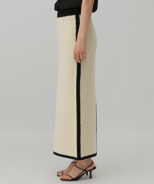Chaos（カオス）の「コココットンニットスカート（スカート・オフホワイト05/ブラック09・FREE）」の12枚目の写真