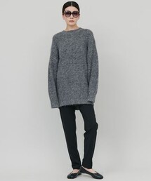Curensology - 【美品】  Curensology / カレンソロジー | 2023AW | ルミナスルーズニット プルオーバー | F | ベージュ系 | レディース Curensology（カレンソロジー）の「ルミナスルーズニットプル