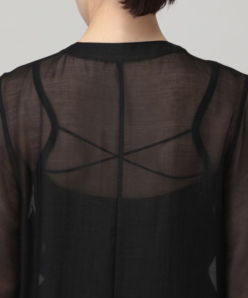 Curensologyカレンソロジー　2023SS シアーロングシャツ Curensology（カレンソロジー）の「シアーロングシャツ（）」 - WEAR