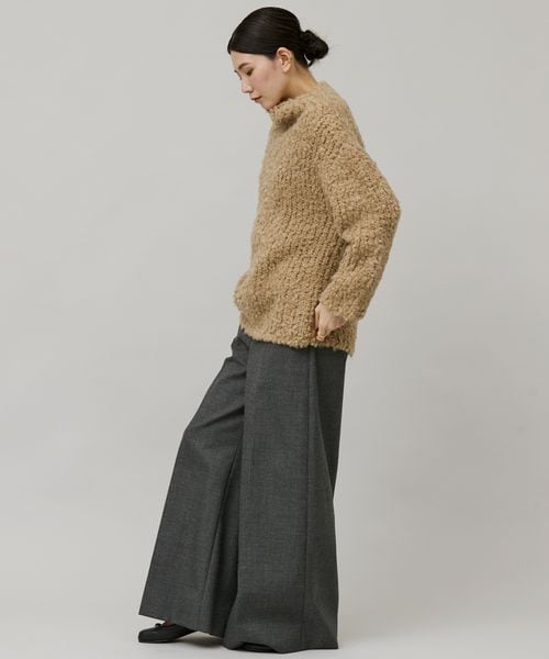 Curensology（カレンソロジー）の「カーリーウールニットプルオーバー