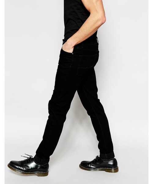 asos(エイソス)の「ASOS Skinny Jeans In Black(デニムパンツ・メンズ・black・W31 L34/W29 L30/W36 L32/W34 L34/W36 L34/W29 L32/W38 L32/W40 L32/W30 L30)」の3枚目の写真