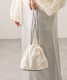 mystic | loti パイピング巾着ショルダー(バッグ)