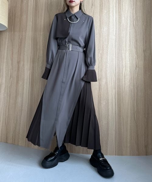 HARE（ハレ）の「サイドプリーツワンピース（）」 - WEAR