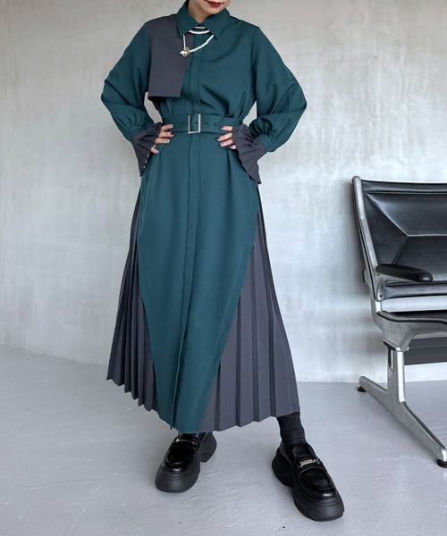 HARE（ハレ）の「サイドプリーツワンピース（）」 - WEAR