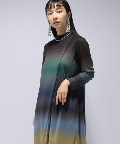 HARE（ハレ）の「グラデーションシアーワンピース（）」 - WEAR