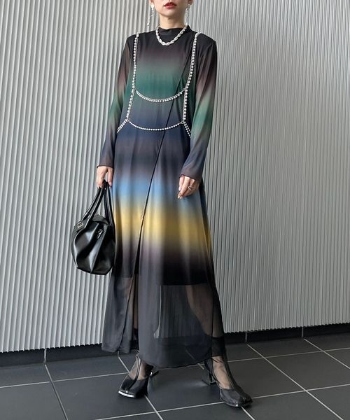 HARE（ハレ）の「グラデーションシアーワンピース（）」 - WEAR