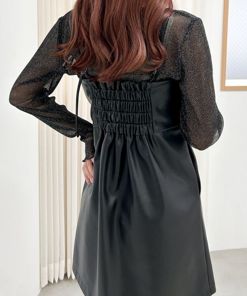 【美品】HeartホールRIBキャミドレス ヘザーグレー S 美品】HeartホールRIBキャミドレス ヘザーグレー S 美品】Heart