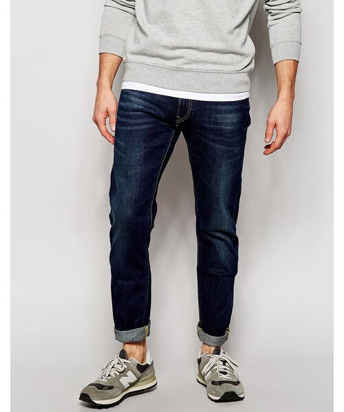 Lee(リー)の「Lee Jeans Luke Skinny Fit Night Sky Blue Dark Wash(デニムパンツ・メンズ・nightskyblue・W30 L34-W30in (76cm)L34in (86cm)/W30 L32-W30in (76cm)L32in (81cm)/W30 L30-W30in (76cm)L30in (76cm)/W33 L34-W33in (83cm)L34in (86cm)/W31 L30-W31in (78cm)L30in (76cm)/W36 L34-W36in (91cm)L34in (86cm)/W31 L32-W31in (78cm)L32in (81cm)/W29 L32-W29in (73cm)L32in (81cm)/W36 L32-W36in (91cm)L32in (81cm)/W31 L34-W31in (78cm)L34in (86cm)/W33 L30-W33in (83cm)L30in (76cm)/W34 L34-W34in (86cm)L34in (86cm)/W34 L32-W34in (86cm)L32in (81cm)/W34 L30-W34in (86cm)L30in (76cm)/W32 L30-W32in (81cm)L30in (76cm)/W28 L32-W28in (71cm)L32in (81cm)/W32 L34-W32in (81cm)L34in (86cm)/W33 L32-W33in (83cm)L32in (81cm)/W32 L32-W32in (81cm)L32in (81cm))」の1枚目の写真