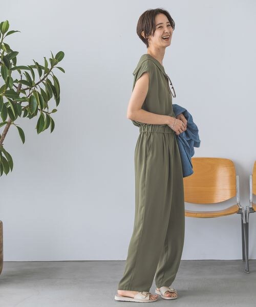 人気完売商品 LEPSIM レプシィム オールインワン サロペ パンツ グレー タグ付き レプシィム LEPSIM オールインワン サロペット ワイド