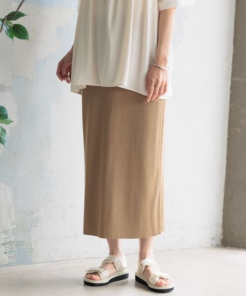 未使用UNITED ARROWS ニットレプシィムスカートセット LEPSIM（レプシィム）の「14ゲージ頼れるニットスカート