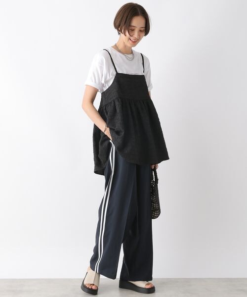 LEPSIM(レプシィム)の「ラインパンツ(パンツ・アイボリー08/ブラック09/ネイビー88・FREE SIZE)」の16枚目の写真