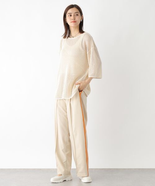 LEPSIM(レプシィム)の「ラインパンツ(パンツ・アイボリー08/ブラック09/ネイビー88・FREE SIZE)」の7枚目の写真