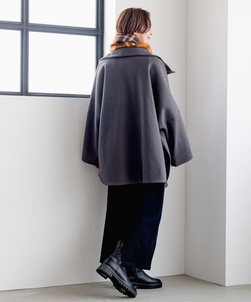 LEPSIM（レプシィム）の「シャーリングジャガードスカート（スカート・ブラック09/チャコール18/ベージュ52・FREE SIZE/FREE TALL）」の8枚目の写真