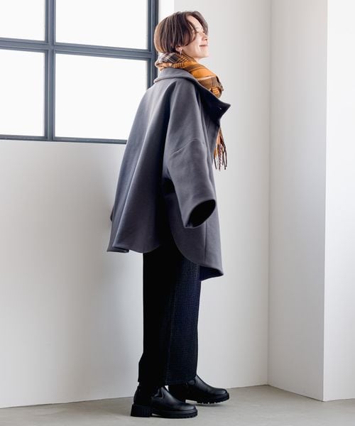 LEPSIM（レプシィム）の「シャーリングジャガードスカート（スカート・ブラック09/チャコール18/ベージュ52・FREE SIZE/FREE TALL）」の7枚目の写真