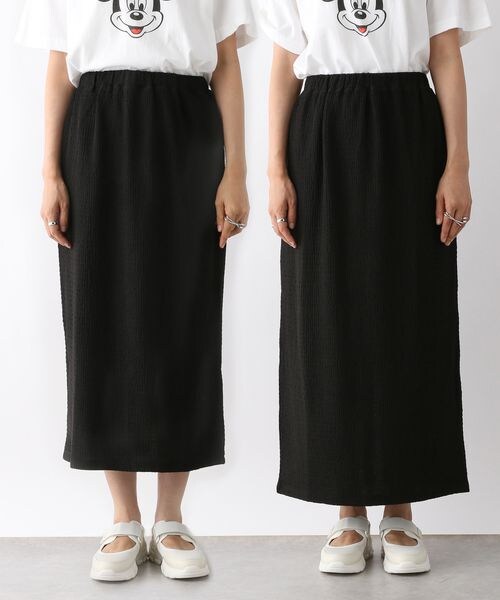 LEPSIM（レプシィム）の「シャーリングジャガードスカート（スカート・ブラック09/チャコール18/ベージュ52・FREE SIZE/FREE TALL）」の20枚目の写真