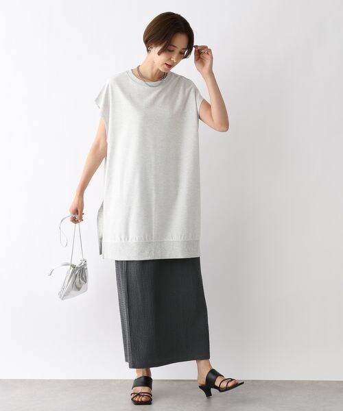 LEPSIM（レプシィム）の「シャーリングジャガードスカート（スカート・ブラック09/チャコール18/ベージュ52・FREE SIZE/FREE TALL）」の14枚目の写真