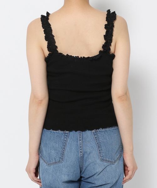 LOWRYS FARM（ローリーズファーム）の「ランジェリープリプリキャミ（その他・オフ05/ブラック09/ピンク22・F）」の17枚目の写真