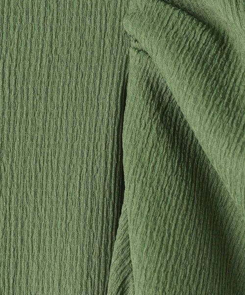 A part by(アパートバイ)の「テクスチャーカタパフワンピース_5分袖(ワンピース/ドレス・バイカラー 10/イエロー 65・F)」の15枚目の写真