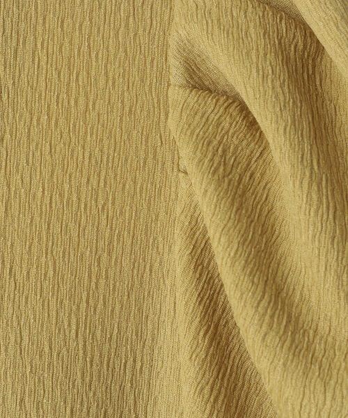 A part by(アパートバイ)の「テクスチャーカタパフワンピース_5分袖(ワンピース/ドレス・バイカラー 10/イエロー 65・F)」の14枚目の写真