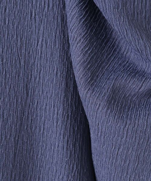 A part by(アパートバイ)の「テクスチャーカタパフワンピース_5分袖(ワンピース/ドレス・バイカラー 10/イエロー 65・F)」の16枚目の写真