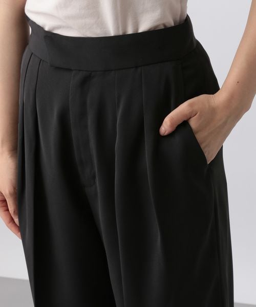 A part by(アパートバイ)の「インタックストレートパンツ/WEB先行予約(パンツ・レディース・ブラック 09/ベージュ 53・S/M)」の12枚目の写真