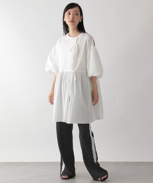 LOWRYS FARM（ローリーズファーム）の「サイドラインＺＩＰパンツ（パンツ・アイボリー08/ブラック09・FREE）」の11枚目の写真