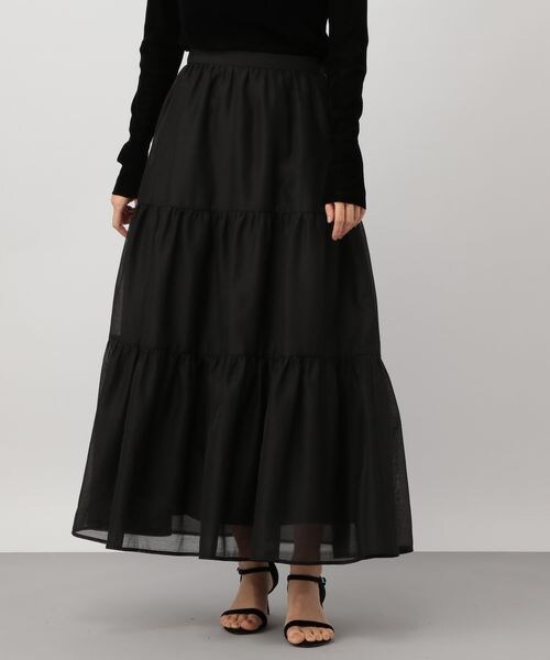 人気商品の中古品・新品・未使用品 A part by（アパートバイ）の「シアーティアードスカート/WEB スカート