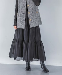 A part by | シアーティアードスカート/WEB先行予約(スカート)