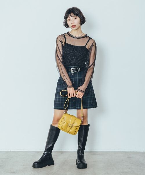 【☆めちゃん☆ページ】ヒートスティックケースオーダーページ PAGEBOY（ページボーイ）の「ラメチュールアシメメローTOPS（）」 - WEAR