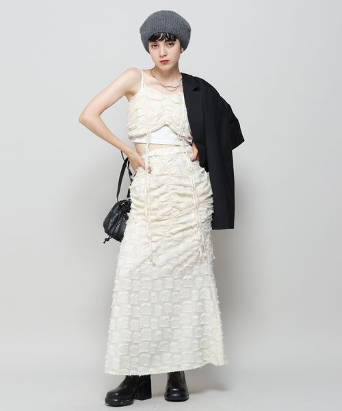 PAGEBOY（ページボーイ）の「ハイウエストビスチェSET（ワンピース/ドレス・アイボリー06/ブラック09・F）」の4枚目の写真