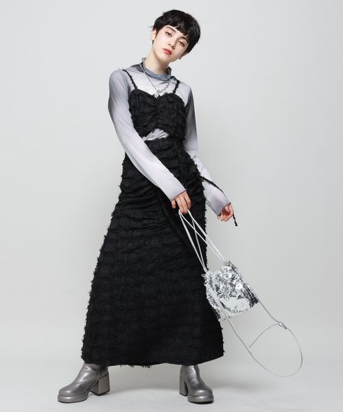 PAGEBOY（ページボーイ）の「ハイウエストビスチェSET（ワンピース/ドレス・アイボリー06/ブラック09・F）」の12枚目の写真